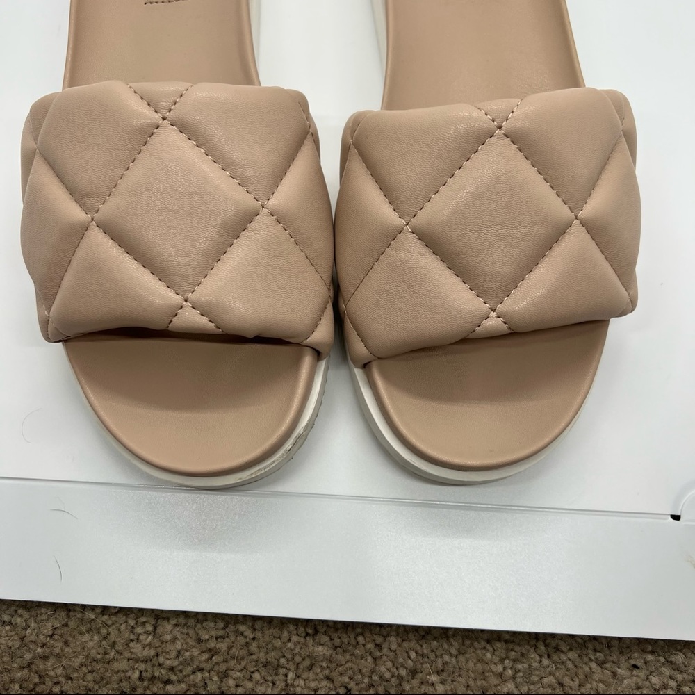 Steven By Steve Madden Lenz Slides-Size 9 Blush/N… - image 2